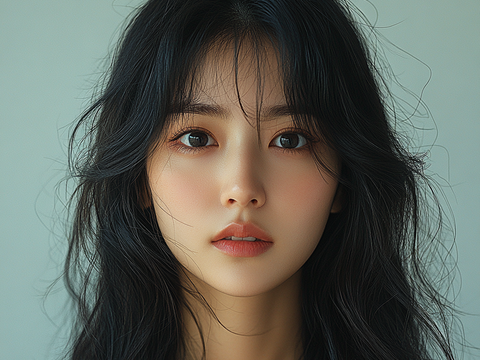  美女人物肖像挂画装饰画 