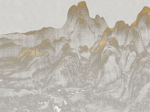  新中式肌理壁紙貼圖 
