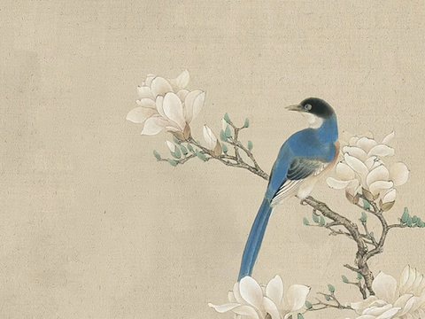  新中式花鸟挂画 