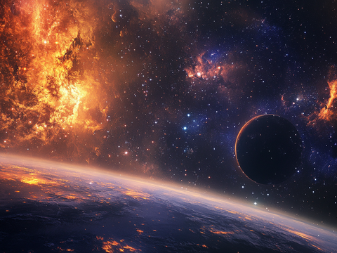  宇宙星空顶 银河系 