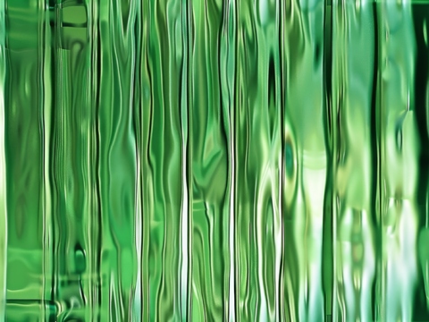  夹丝磨砂玻璃幕墙植物隔断 