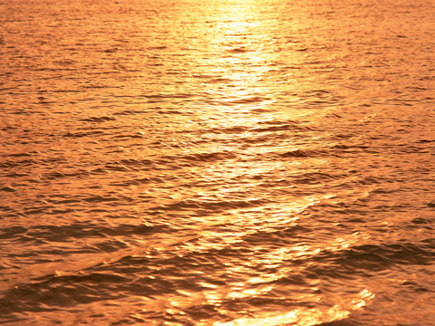  水纹无缝贴图  夕阳水面 