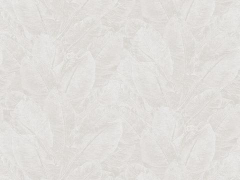  淺米色植物葉子壁紙壁布 