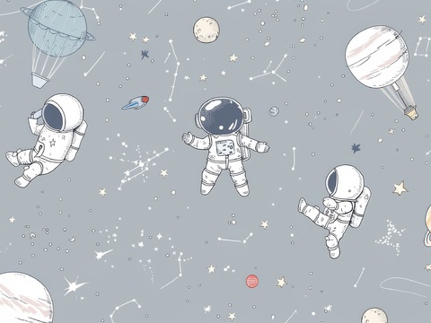  兒童房卡通壁紙壁畫 