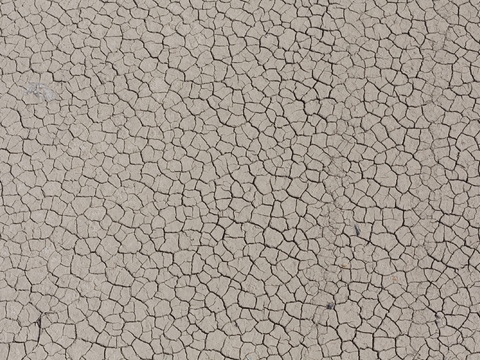 裂纹泥土地面 