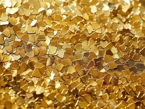  金属金箔黄金涂抹 