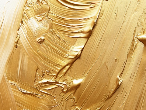  金属金箔黄金涂抹 