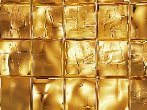  金属金箔黄金涂抹 