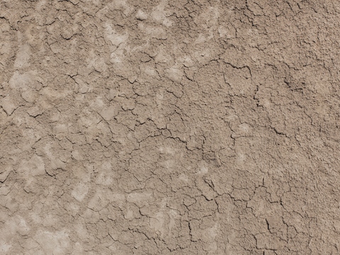  裂纹泥土地面 