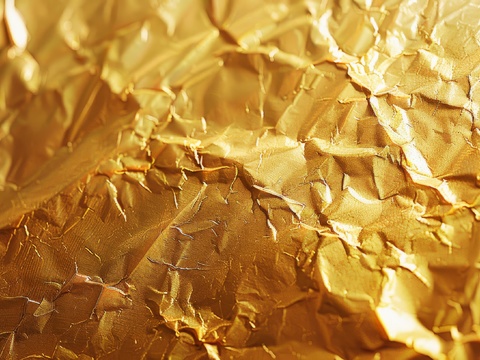  金属金箔黄金涂抹 