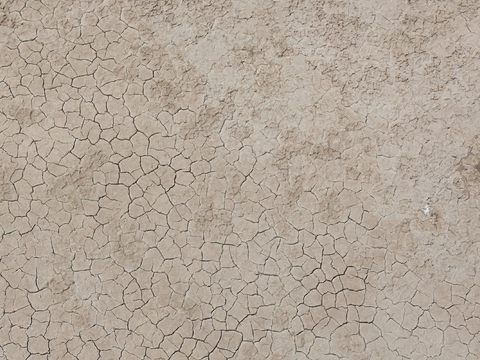  裂纹泥土地面 