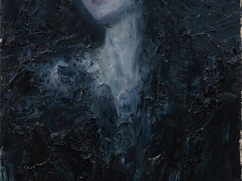  人物油画 