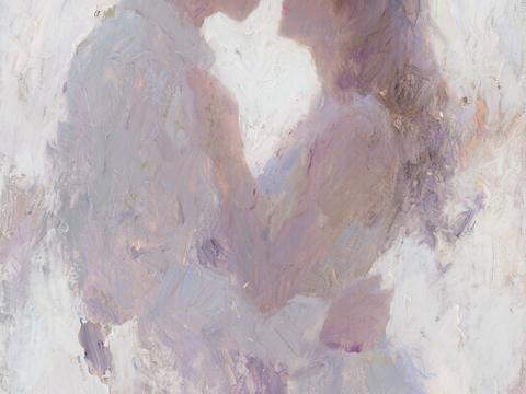  人物油画 