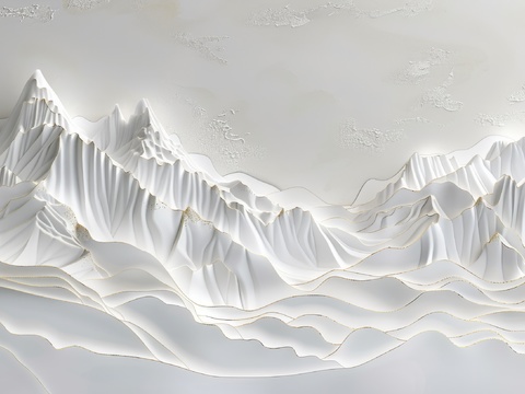  新中式山水国风背景 