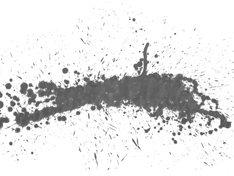  飞溅长方形水迹污垢 黑白凹凸 