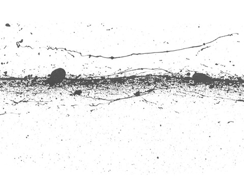  快速飞溅水迹污垢 黑白凹凸 
