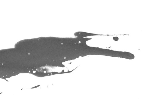  飞溅微小的水迹污垢 黑白凹凸 