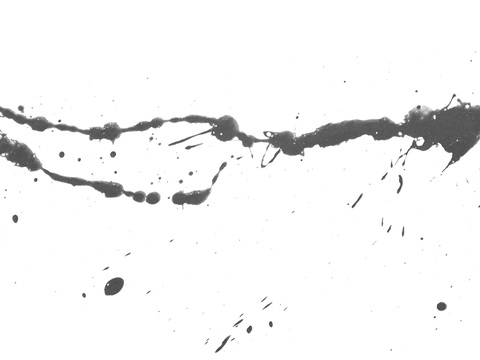  黑白凹凸 飞溅单条水迹污垢 