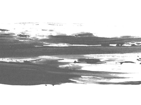  飞溅水平方向水迹 黑白凹凸 