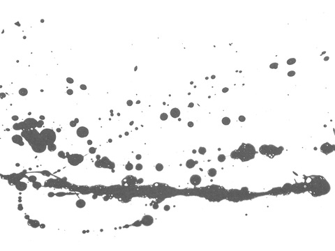  飞溅液滴形水迹污垢 黑白凹凸 