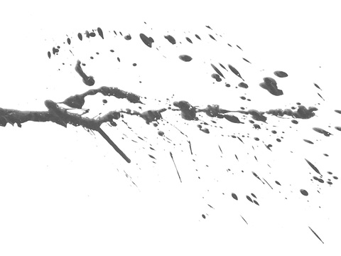  黑白凹凸 飞溅单条水迹污垢 