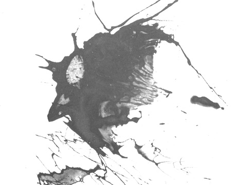  飞溅墨迹污垢 黑白凹凸 