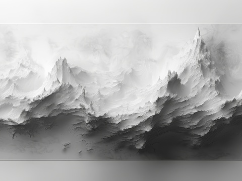  新中式山水国风背景 