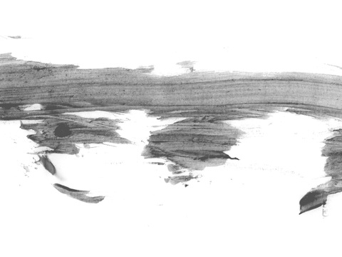  飞溅水平方向水迹 黑白凹凸 