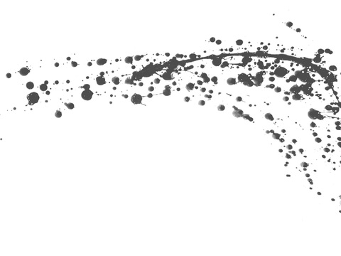  飞溅液滴形水迹污垢 黑白凹凸 