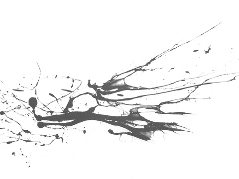  黑白凹凸 飞溅多条水迹污垢 