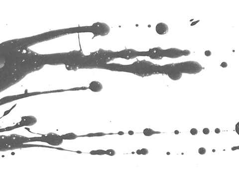  飞溅微小的水迹污垢 黑白凹凸 