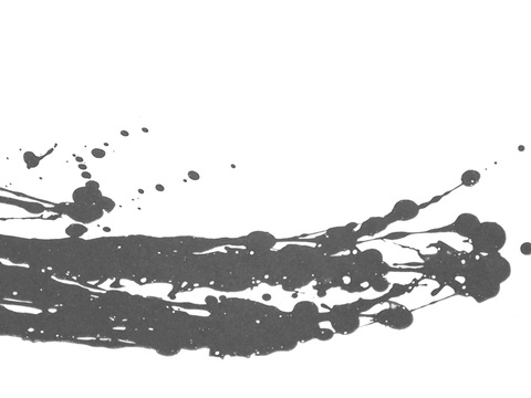  黑白凹凸 飞溅多条水迹污垢 