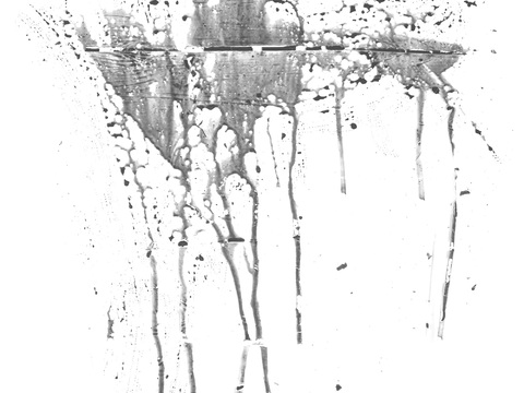  塑料上的水迹 黑白凹凸 