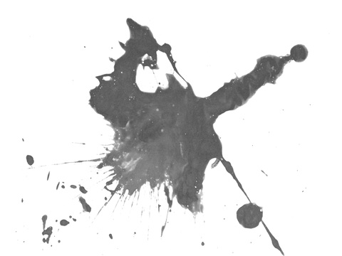  飞溅圆形水迹污垢 黑白凹凸 