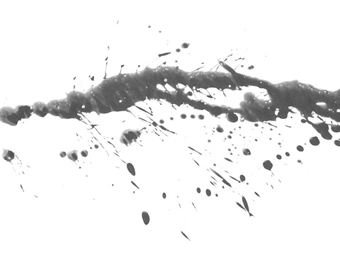  飞溅长方形水迹污垢 黑白凹凸 