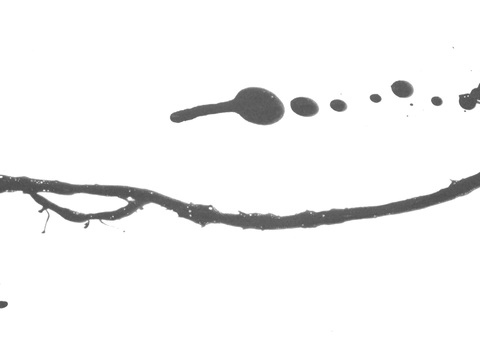  黑白凹凸 飞溅单条水迹污垢 