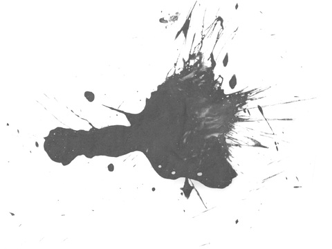  飞溅圆形水迹污垢 黑白凹凸 