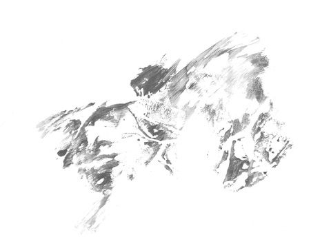  飞溅墨迹污垢 黑白凹凸 