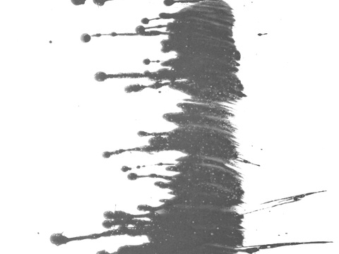  飞溅矩形水迹污垢 黑白凹凸 