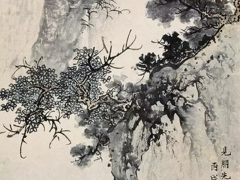  中式中国画贴图 