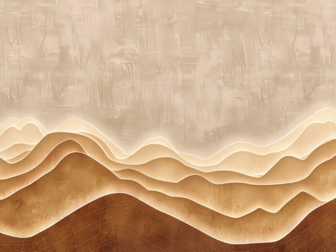  山水层叠山脉背景 