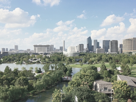  白天城市外景  外景贴图  环境贴图 
