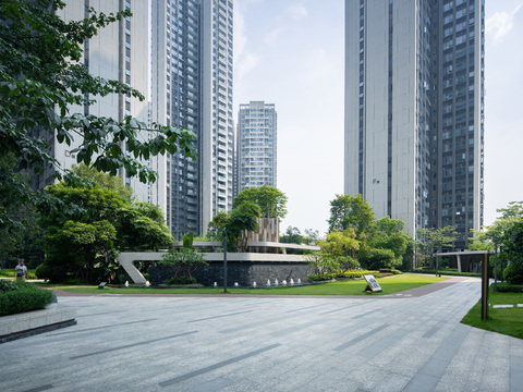  白天城市外景  外景贴图  环境贴图 