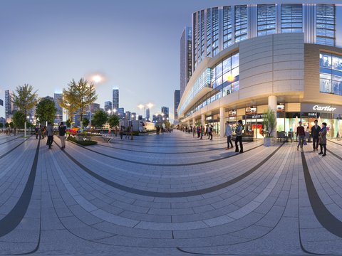  城市外景  外景贴图  环境贴图 