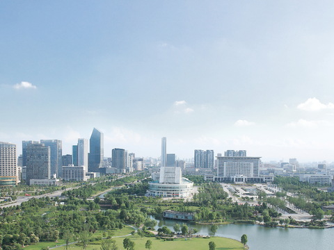  白天城市外景  外景贴图  环境贴图 