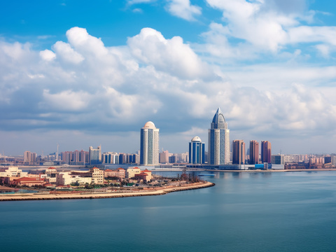  城市海景  外景贴图  环境贴图 