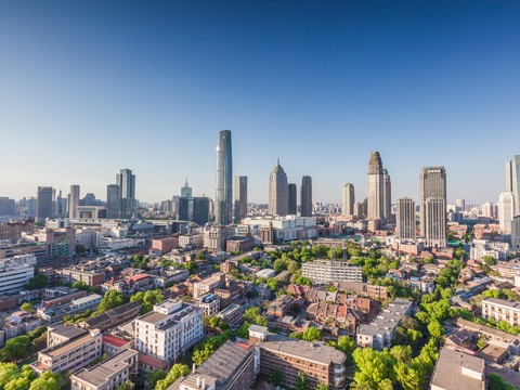  白天城市外景  外景贴图  环境贴图 