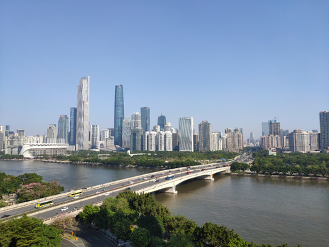  白天城市外景  外景贴图  环境贴图 