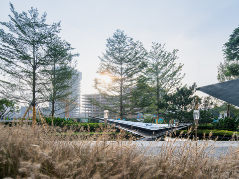  白天城市外景  都市广场贴图  环境贴图 