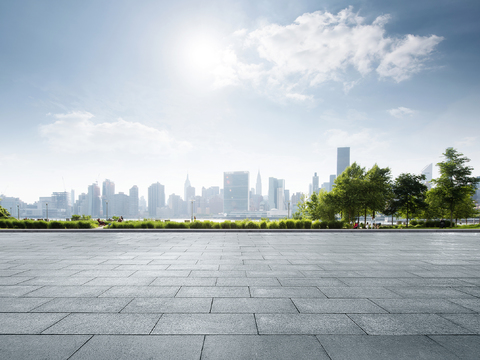  白天城市外景  都市广场贴图  环境贴图 